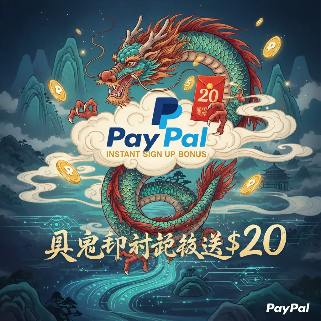 instant $20 sign up bonus - PayPal