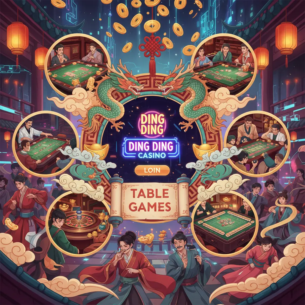 ding ding ding casino login - Table
